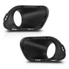 CROSSDESIGN Pair Black Fog Light Bezel Fog Lamp Trim Cover