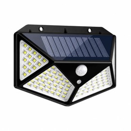12-Pack Solar Motion Sensor Lights for Outdoor Security – 100-LED Wall Lamps with 3 Lighting Modes for Yards and Garages