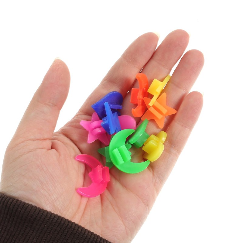 LIOOBO Kids Bicycle Wheel Spoke Beads Decorative Accessories 2x2Cm Lightweight