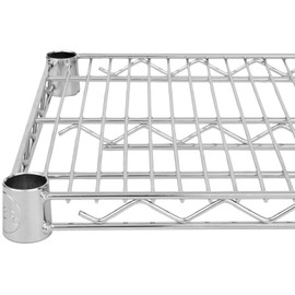 Commercial Chrome Wire Shelving 24 x 72 (2 Shelves) - NSF