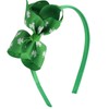 Ecuupas Green St. Patrick’s Day Headbands Shamrock Hairband Bow Clover