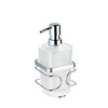 Wenko Premium 20416100 Soap Dispenser Stainless Steel / White 8.5