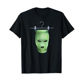 Green Balaclava | Gangster Mask | Robber Bandit T-Shirt