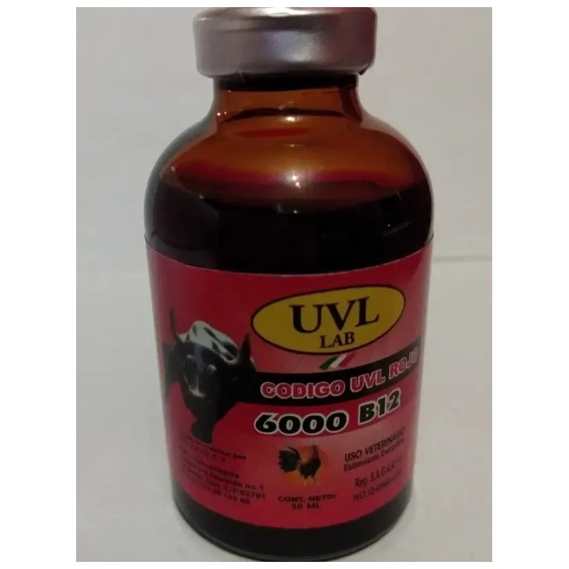 Vitamina B12 600 Código Rojo 30 Ml .