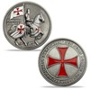 AtSKnSK Knights Templar Red Cross Challenge Coin