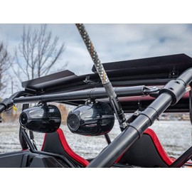 SuperATV Wakeboard Speaker Mount for 2019+ Honda Talon 1000X / 1000R | 2020+ Talon 1000X-4 | 1-3/4" DOM Steel Tube Construction | Secures to Rear of Honda | includes 2” Adjustable Clamps!