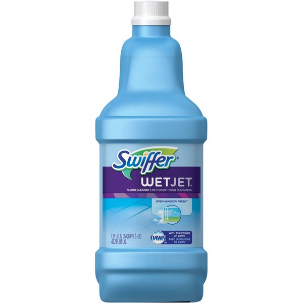 Swiffer, PGC77810CT, WetJet Floor Cleaner, 4 / Carton, Clear