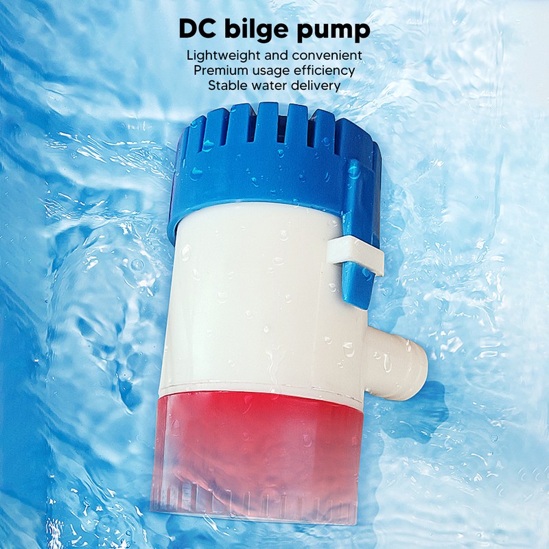 12V DC Bilge Pump Half Auto Submersible Centrifugal High Stroke