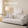 Aucrovee Soft Waterproof Chenille Cover Washable, Non Slip Sectional Sofa