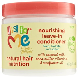 Just For Me Hair Nutrition Nourishng Leave In Conditioner, 15 Oz (Pack of 2)