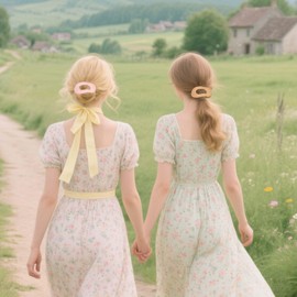 Haarspangen für Damen, flache Klauenklammern zum Liegen, rutschfeste Clips für dickes, dünnes Haar, große, starke Klauen zum Stylen, leicht, niedlich, für Damen, Mädchen, Kinder, hellrosa, gelbe Clips