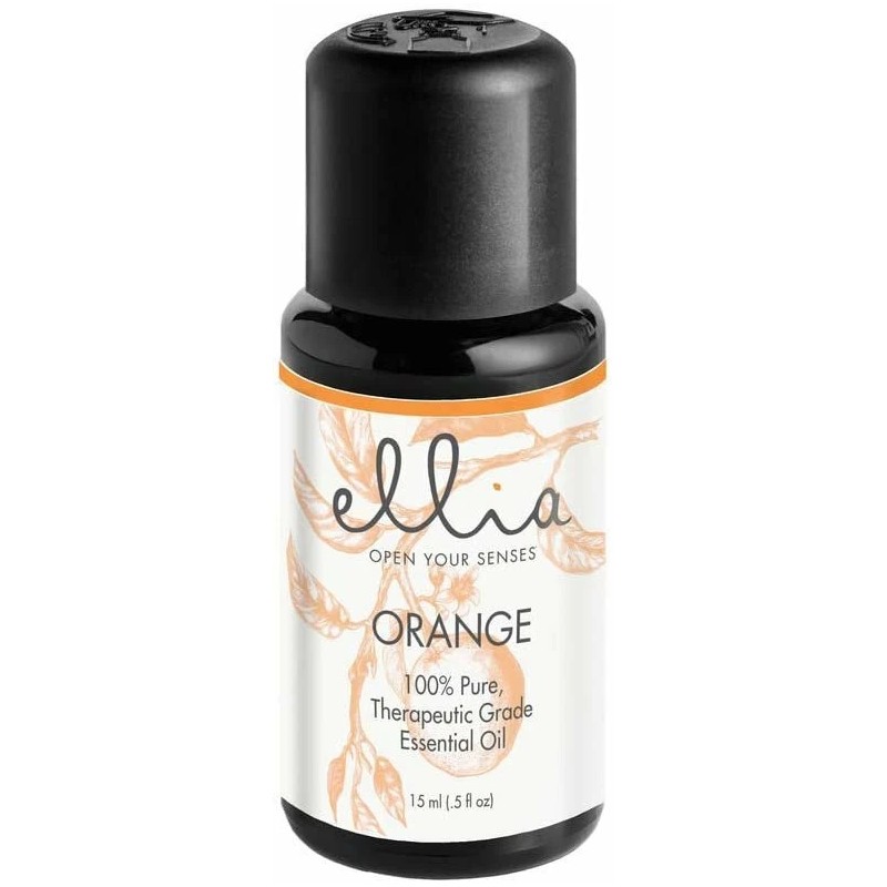 Ellia Orange Diffuser Essential Oil | 15ml, 100% Pure, Therapeutic