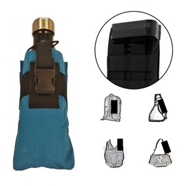 Clakit CL03105 Water Bottle Strappack, Heavy Duty, 1000 Milliliters, Blue