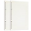Zelten Loose Leaf Punched Paper Refills Paper for Personal Organizer