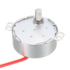 uxcell Metal Gear Synchronous Synchron Motor AC 24V 0.8-1RPM 50-60Hz CCW/CW 4W for Microwave Oven