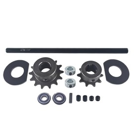 pinkhatcat #35 Chain Jackshaft Go Kart Minibike Complete Jackshaft Kit 5/8" X 14"