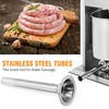 Saihisday 4 Sizes #5 Sausage Stuffer Nozzles Stuffing Tubes Stainless