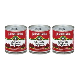 La Preferida Whole Chipotle Peppers, Hot, 7 OZ (Pack of 3)