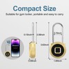 Dhiedas Fingerprint Padlock - Locker Lock Combination Lock with Fingerprint