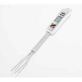 Geoffrey Zakarian Barbecue Digital Fork Thermometer - White