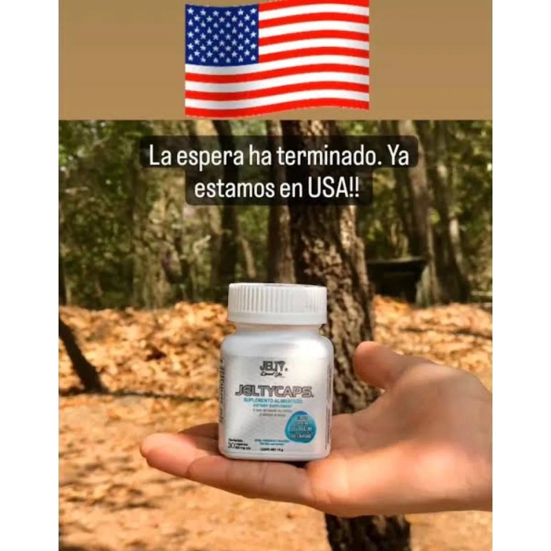 Paquete 3 Botes Jelty Caps Pérdida De Peso Y Reduce