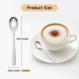 Demitasse Espresso Spoons, 18/10 Stainless Steel Mini Coffee Spoon