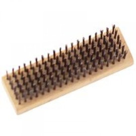 Mintcraft WB00619S Wire Brush, Steel Trim, Hardwood Handle