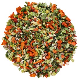 Yimi Kimchi Mushroom Ramen Toppings, Dehydrated Freeze Dried Vegetables, Mixed Veggies Soup with Korean Kimichi Shiitake Mushrooms for Noodles Rice Emergency Food，All Natural Gluten Free, 16 oz