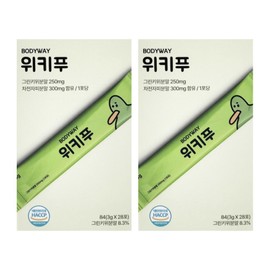 bodyway Body Way Green Kiwi Powder Wickipoo Psyllium Husk Wickapoo My Donnaesan Review Efficacy Effect 28 Packets 2 / 바디웨이 그린 키위 분말 위키푸 차전자피 위카푸 내돈내산 후기 효능 효과 28포 2개
