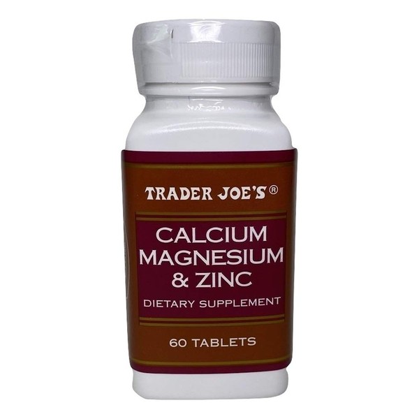 Trader Joe's Calcium Magnesium & Zinc 60 Tablet