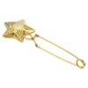 sourcing map 1 Pcs Star Snap Tea Ball Infuser with