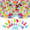 XNHIU 1000pcs Sparkle Easter Confetti Cute Rabbits Eggs Table Decoration