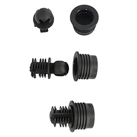 Longdex Speaker Grill Guide 24Pairs Black Plastic Ball and Socket Type Grill Guides Pegs Cloth Buckle Screws Speaker Parts Accessories