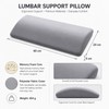 Lumbar Support Pillow for Sleeping – Memory Foam Waist Cushion