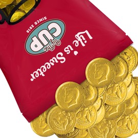 By The Cup By The Cup Milk Chocolate St Patrick's Day Gold Coins, 5 lb Bulk Bag (Approximately 300 Coins)