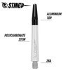 RUTHLESS Sting | Polycarbonate Dart Shafts Solid White with Black