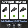 ZHDD Trailer Hitch Lock for 2-5/16 Inch Coupler with Safety