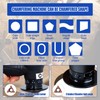 Pneumatic Chamfering Tool Handheld, Mini Air-Powered Chamfering Machine Trimming, 30000