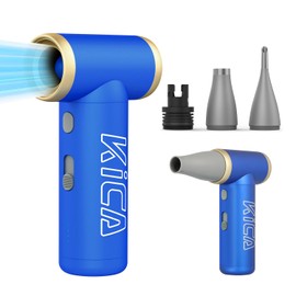 FeiyuTech KiCA Jet Fan 2S Air Blower, Electric Air Duster, Mini Airgun, Powerful Motor, 110,000 RPM, Suction and Injection Simultaneously, 3 Types of Nozzles, Sliding Wind Speed Adjustment, USB-C