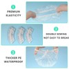 SIRLOMU 100 Pcs Waterproof Plastic Earmuffs for Hair Dyeing Shower