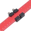 300mm Woodworking Scribing Ruler Aluminum Alloy Woodworking Pocket Slide Stop