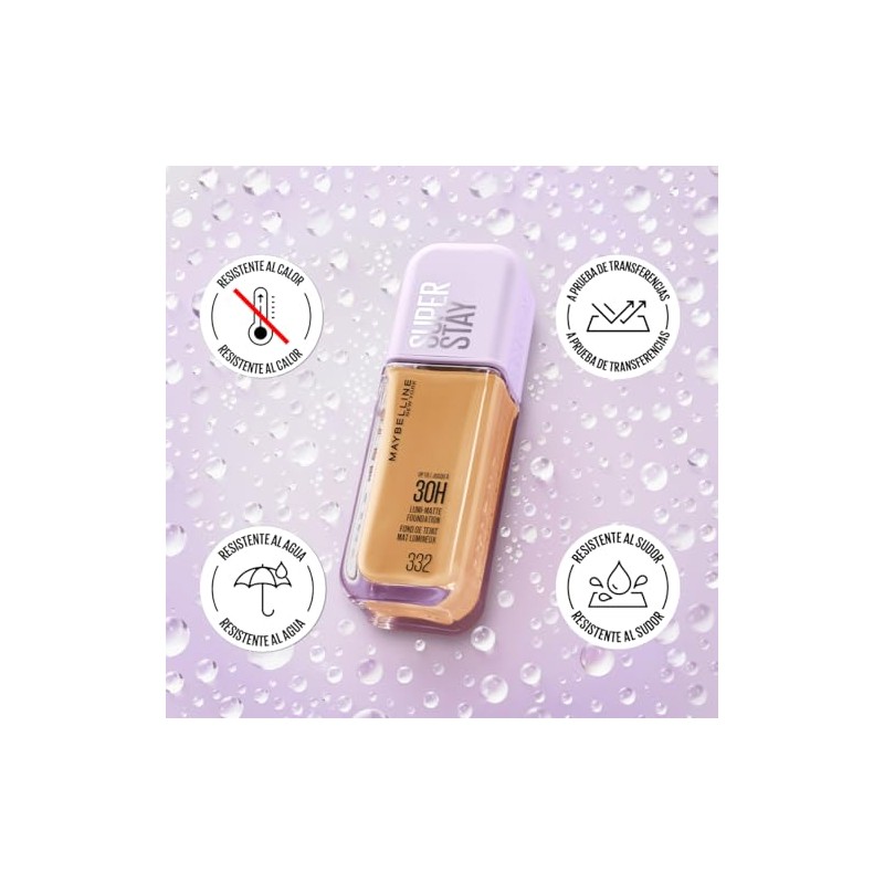 Maybelline Super Stay Lumi Matte Base Maquillaje Líquida Alta Cobertura