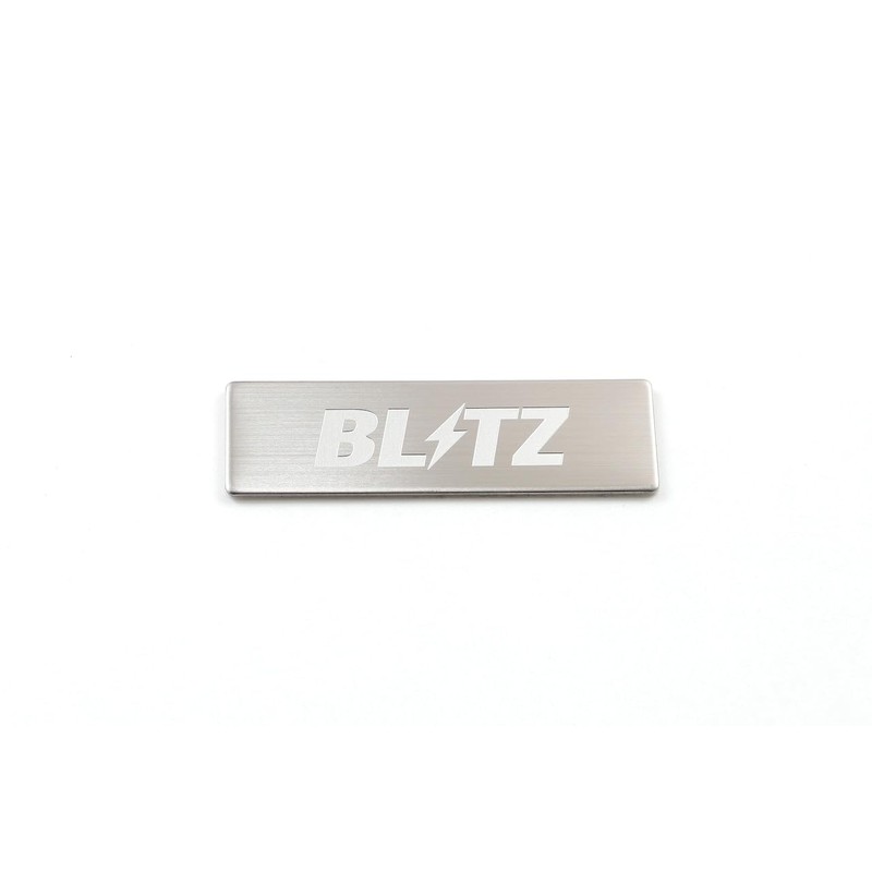 BLITZ 18925 Stainless Mini Logo Plate (2 Pieces)