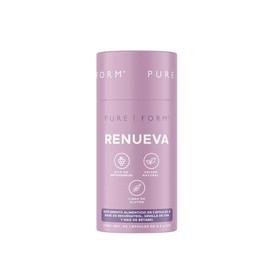 Pure Form Renueva - Suplemento para Mujer en Cápsulas con Resveratrol 98%, Semilla de Uva 95% y Raíz de Betabel | Ingredientes Orgánicos | 90 cápsulas