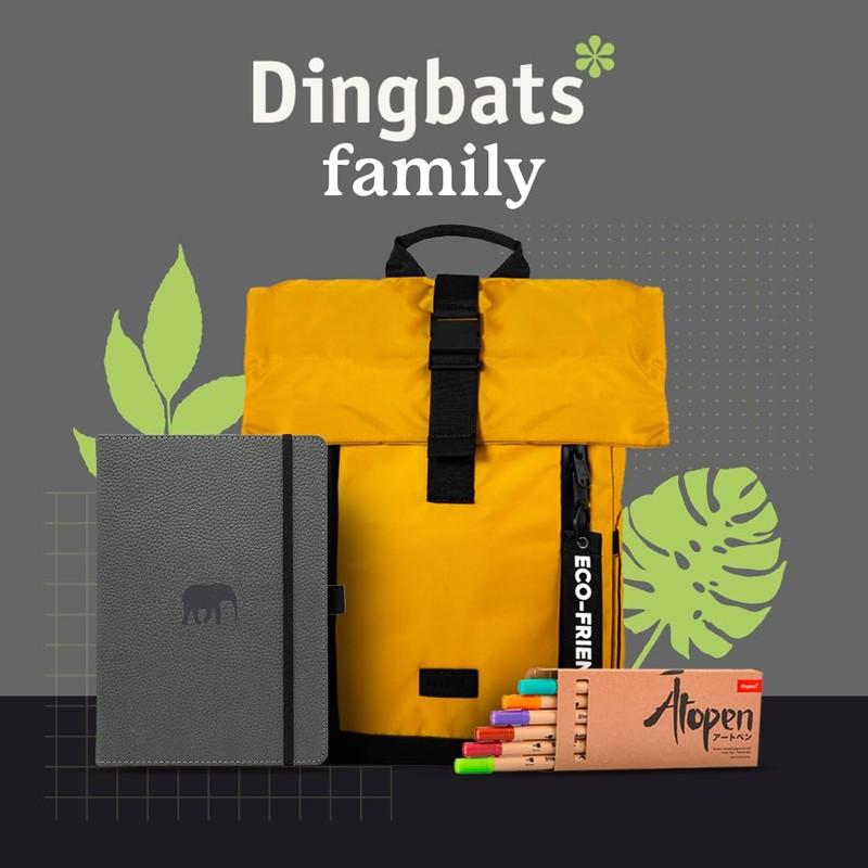 Dingbats* Wildlife Plain Journal A5 - Vegan Leather Hardcover, Ideal