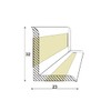 (DQ-PP) Cover Strip 5 m Oak 32 x 23 mm
