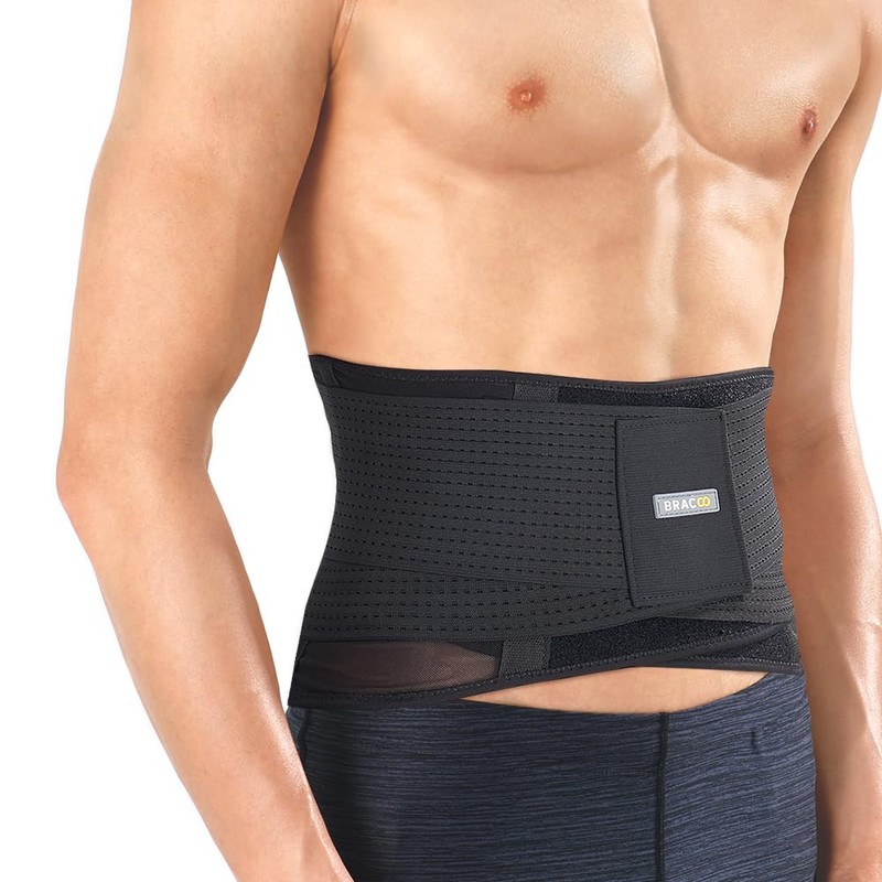 Bracoo BP60 Back Brace for Men and Women, Lumbar Support