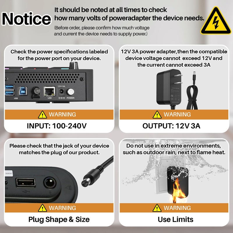 12V 3A Power Supply 36W 12V 3A Power Adapter with