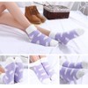 FEPITO 4 Pairs Women Fuzzy Bed Socks Winter Fluffy Cozy