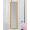 Mirrotek - Full Length Adjustable Over The Door Mirror White